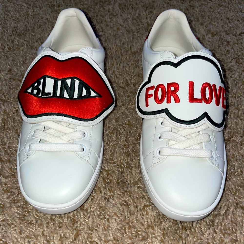 Women’s Gucci Ace Blind for love Sneakers